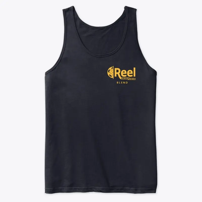 ReelBlend Logo Tank Top - Orange